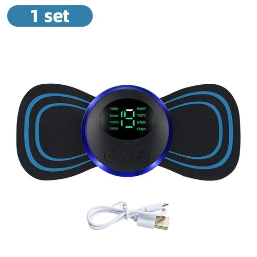 Rechargeable ems neck massager - rechargeable,