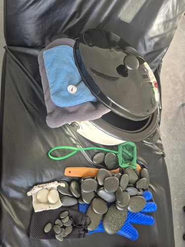 Hot stone massage kit - hot,