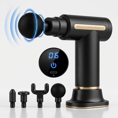 Speed electric massager gun - 6,
