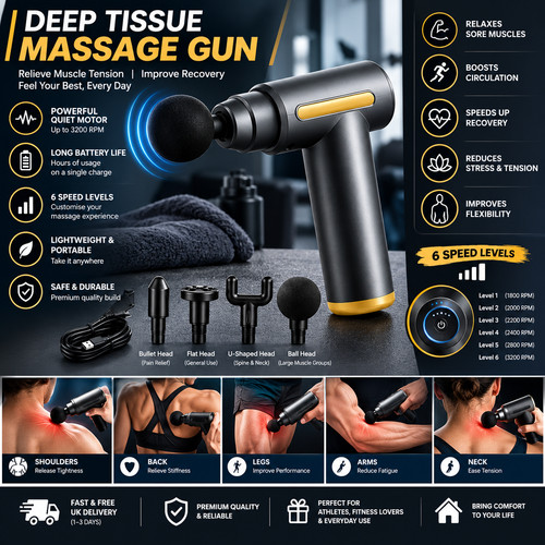 Deep tissue massage gun - massage,