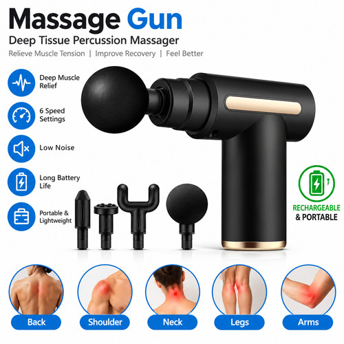 Deep tissue massage gun - deep,